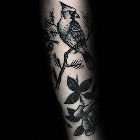 Featured image of post Black And White Cardinal Tattoo