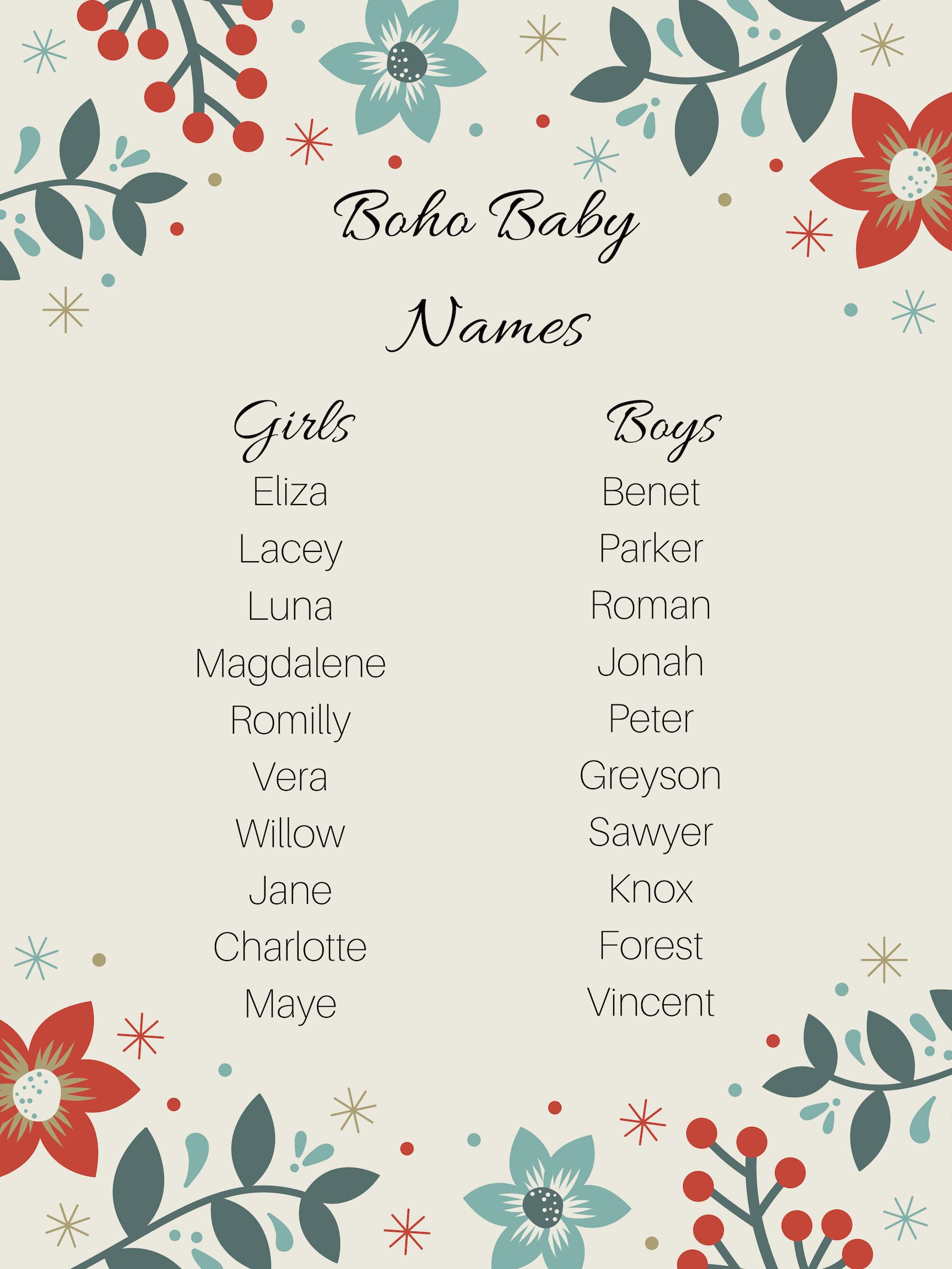 Featured image of post Boho Names Girls