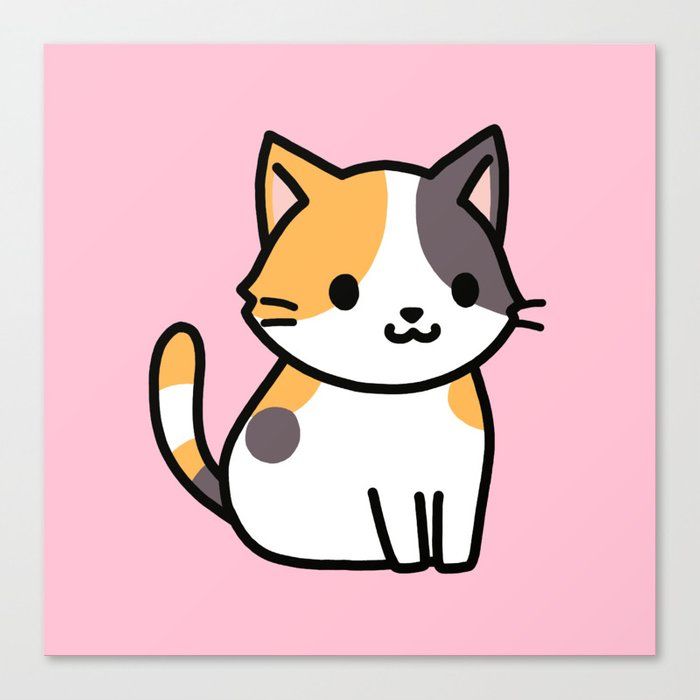 Featured image of post Calico Cat Drawing Cute