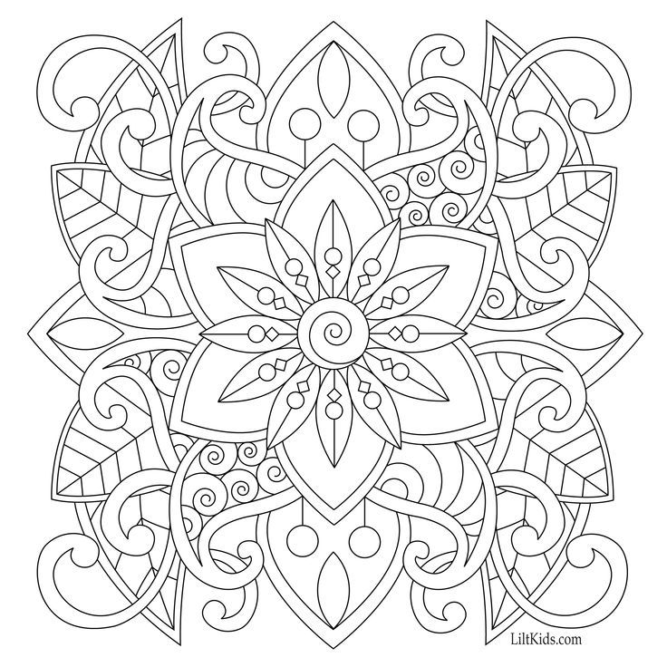 Featured image of post Coloriage Mandala Adulte Facile