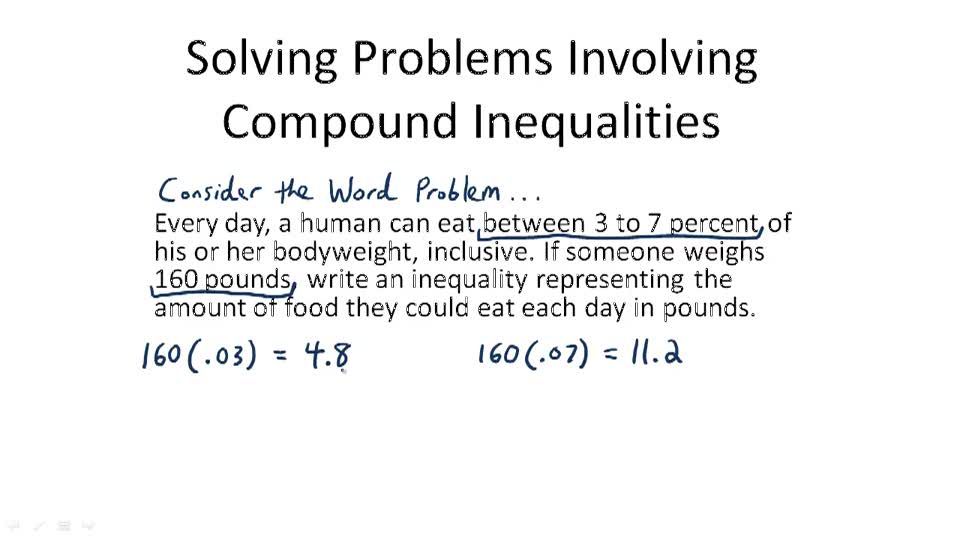 Featured image of post Compound Inequalities Word Problems Kuta