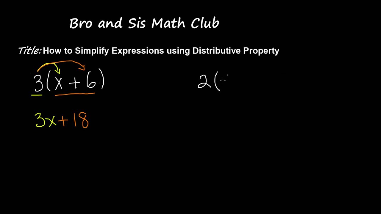 Featured image of post Distributive Property Simplifying Algebraic Expressions