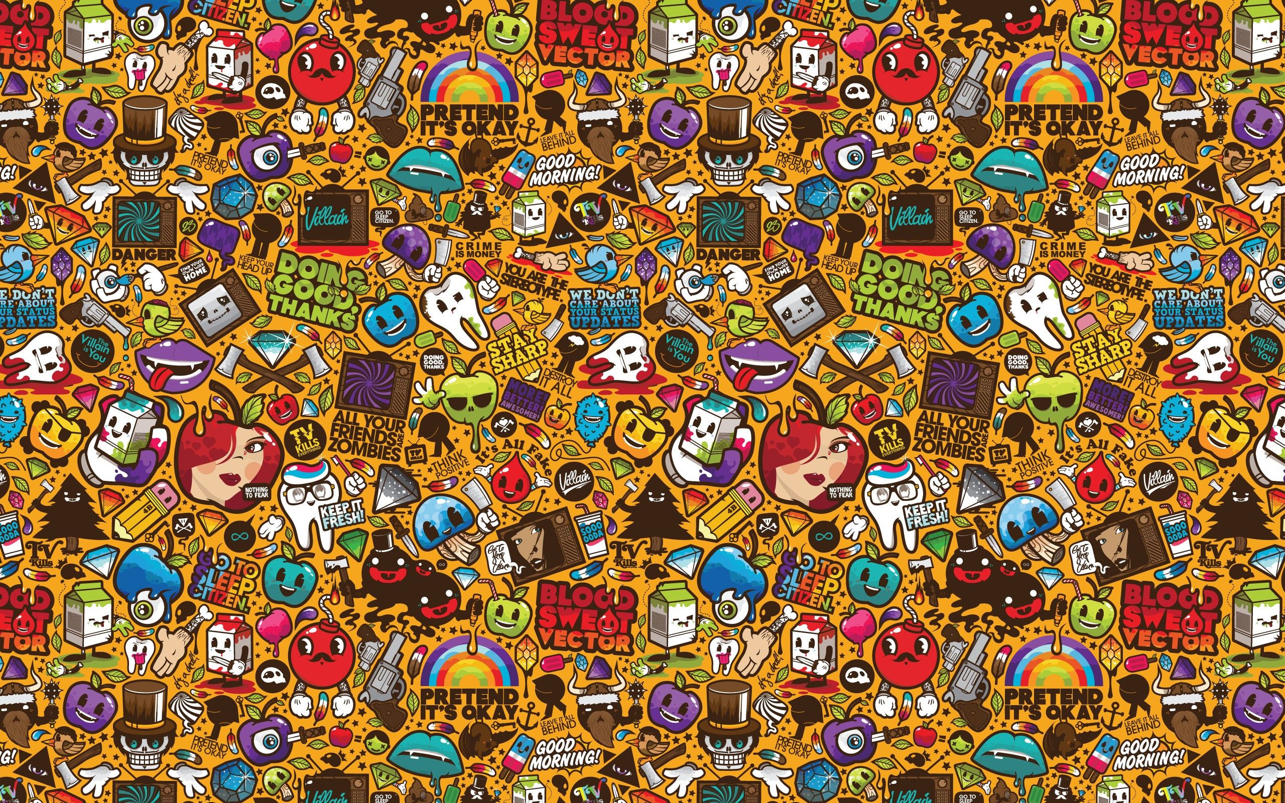 Featured image of post Doodle Wallpaper 4K