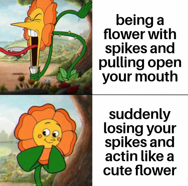 Featured image of post Flower In Mouth Meme