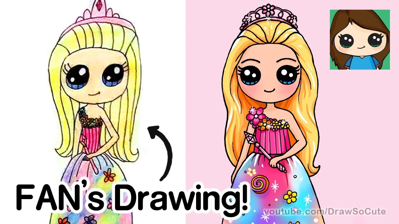 Featured image of post How To Draw So Cute Princess