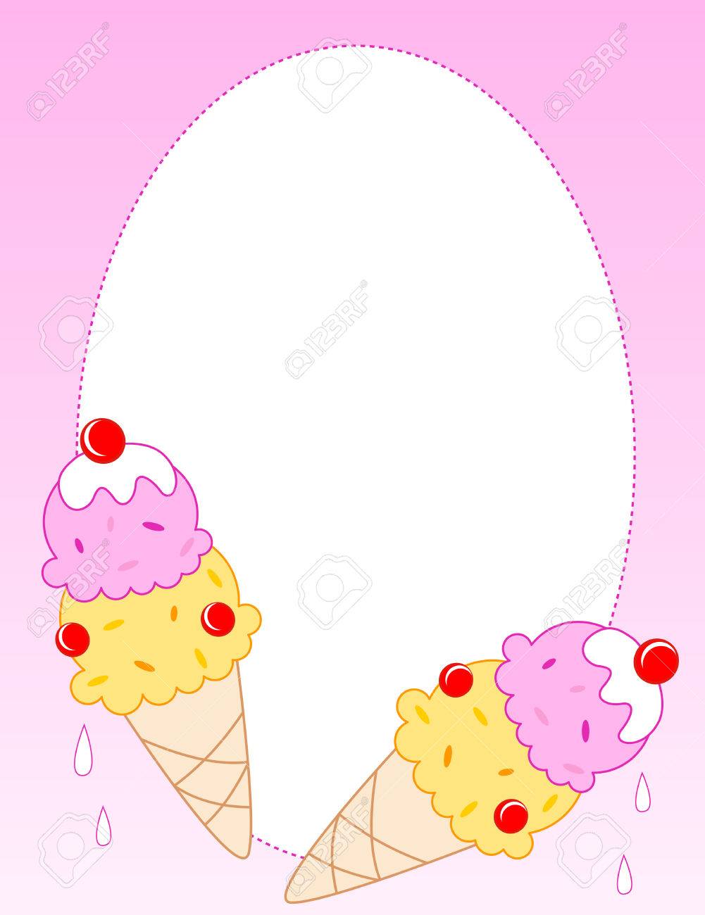 Featured image of post Ice Cream Border Frame